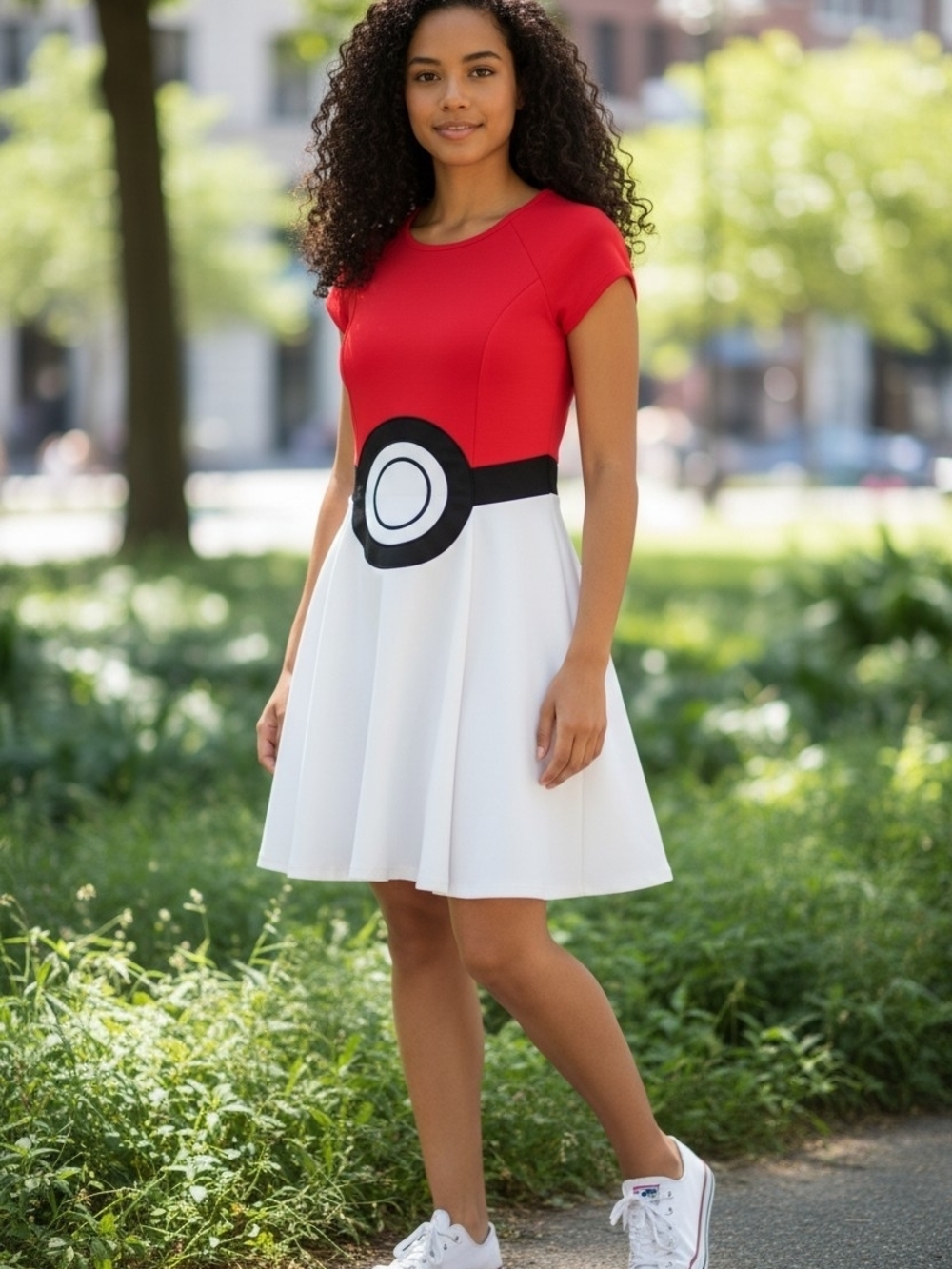 Pokémon Red Graphic Tee with Black Trim